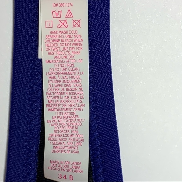 Victoria's Secret | Size 34B | Blue Bikini Swim Top - Picture 8 of 9